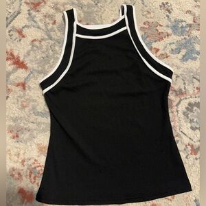 Black and White Women's Top